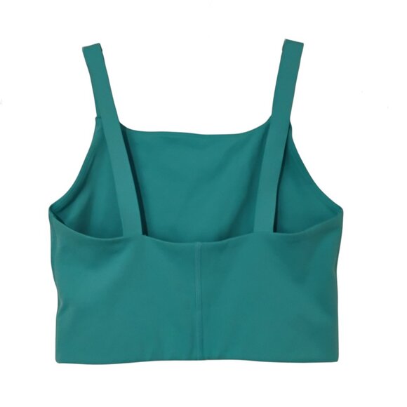 Girlfriend Collective Bra Mia High Neck Bright Teal Blue Green XS - Picture 4 of 12